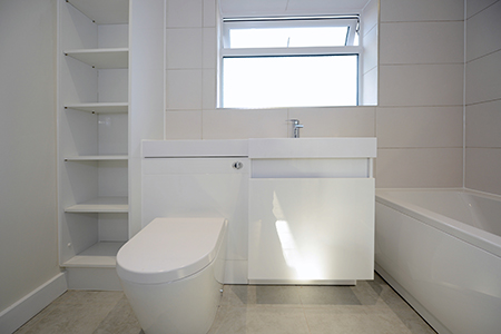 bathroom after