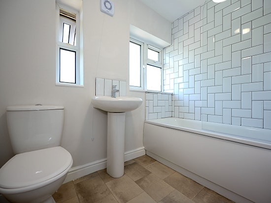 bathroom after