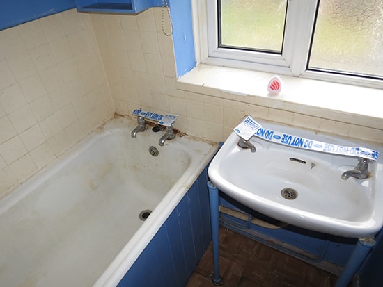 bathroom before